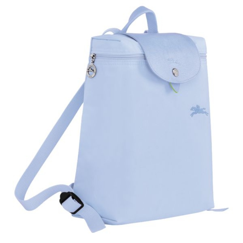 Blue Longchamp Le Pliage M Women's Backpacks | 83416-VCRE