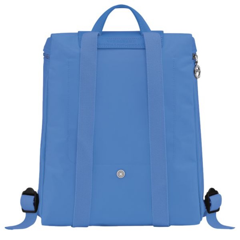 Blue Longchamp Le Pliage M Women's Backpacks | 69582-BOGD