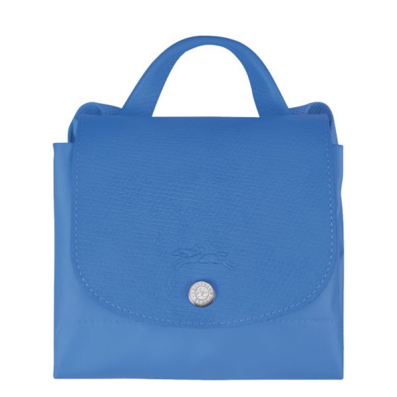 Blue Longchamp Le Pliage M Women's Backpacks | 69582-BOGD