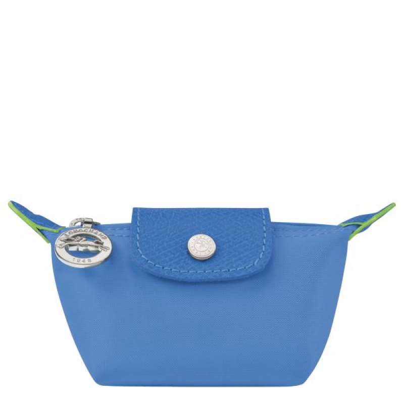 Blue Longchamp Le Pliage Men's Coin Purses | 87169-AYPR