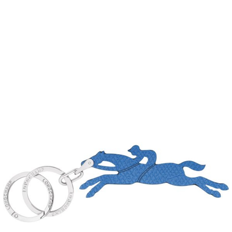 Blue Longchamp Le Pliage Men's Key Rings | 06345-TSMB