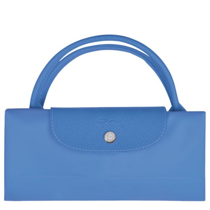 Blue Longchamp Le Pliage S Men's Travel Bags | 01593-RCYL