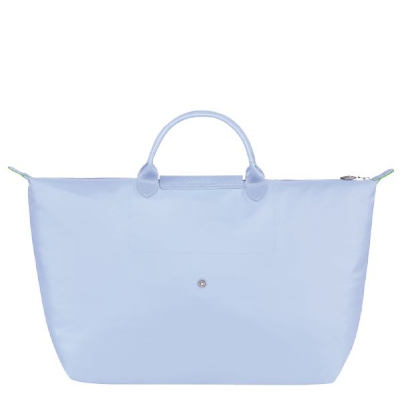 Blue Longchamp Le Pliage S Men's Travel Bags | 39628-OAYN