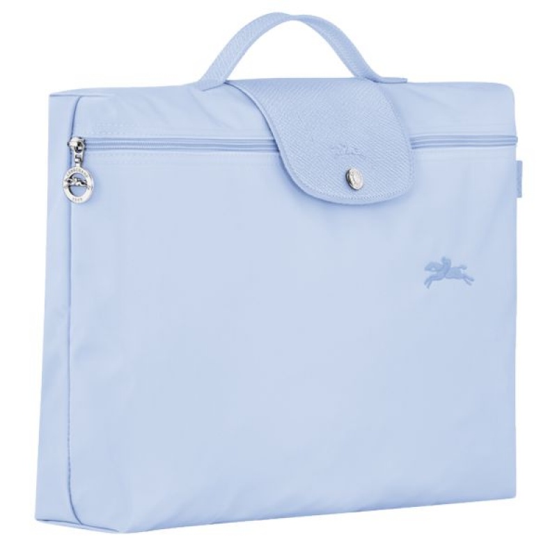 Blue Longchamp Le Pliage S Women's Briefcase | 85743-UVZN