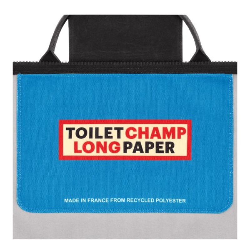 Blue Longchamp Toiletpaper S Men's Travel Bags | 63097-NXRV