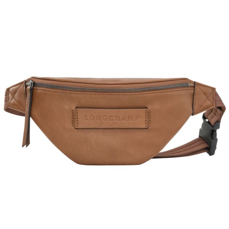 Brown Longchamp 3D Men's Belt Bags | 21756-LYWR