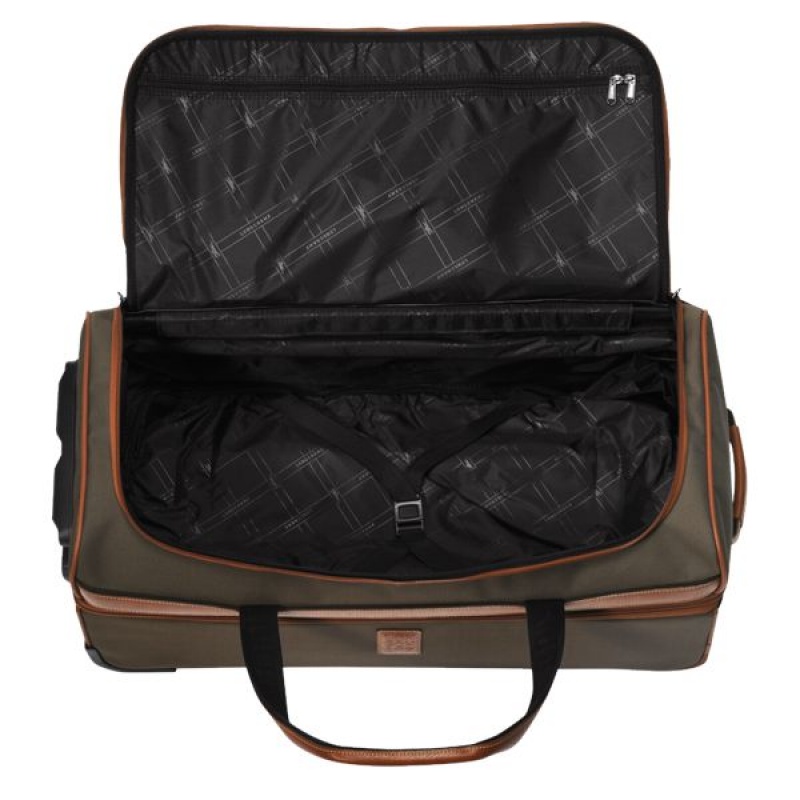 Brown Longchamp Boxford L Men's Travel Bags | 13642-GXIP