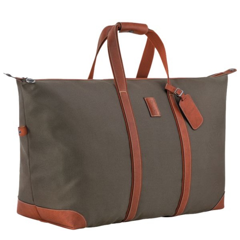 Brown Longchamp Boxford L Men's Travel Bags | 61384-JCLK