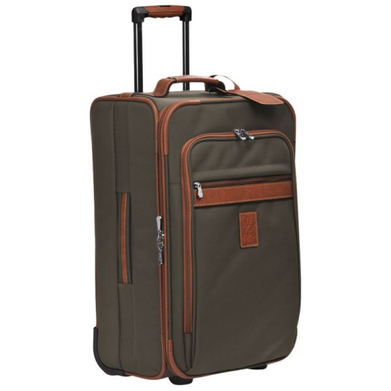 Brown Longchamp Boxford M Men's Suitcases | 82065-ZPTE