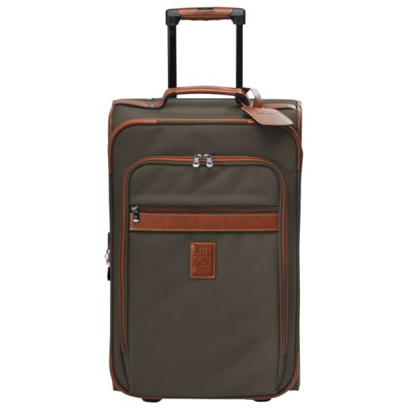 Brown Longchamp Boxford M Men's Suitcases | 82065-ZPTE