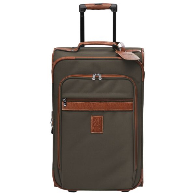 Brown Longchamp Boxford M Men\'s Suitcases | 82065-ZPTE