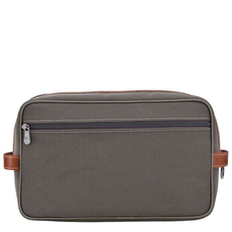 Brown Longchamp Boxford Men's Toiletry Bags | 47591-LEPI