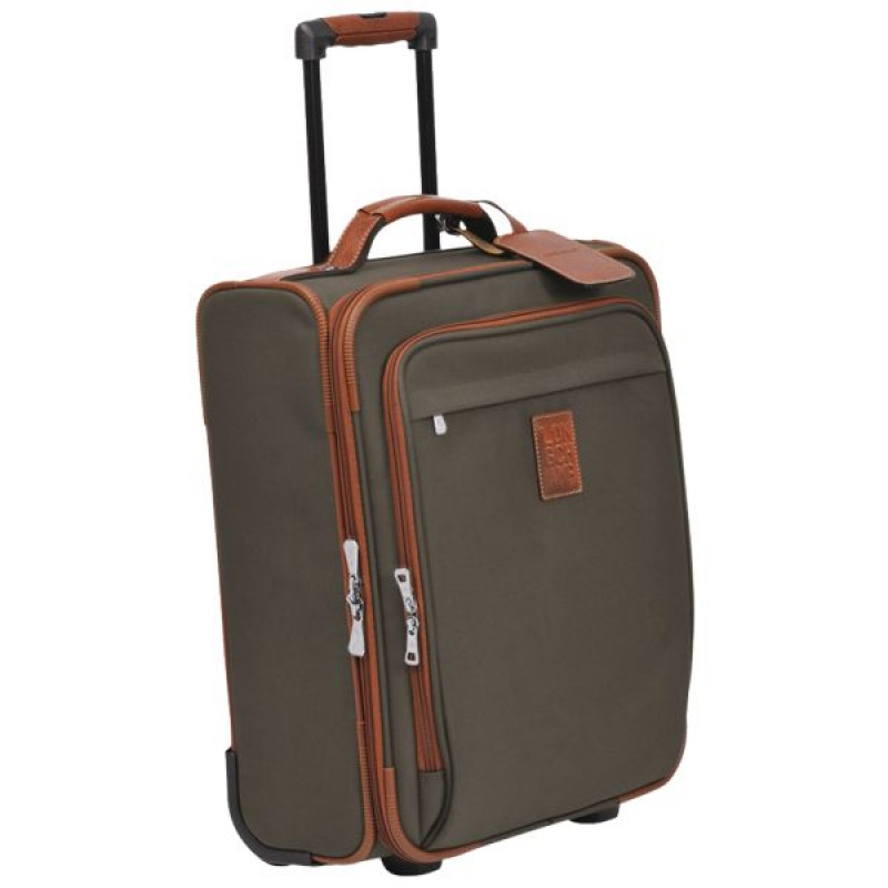 Brown Longchamp Boxford S Men's Suitcases | 17694-NCUG