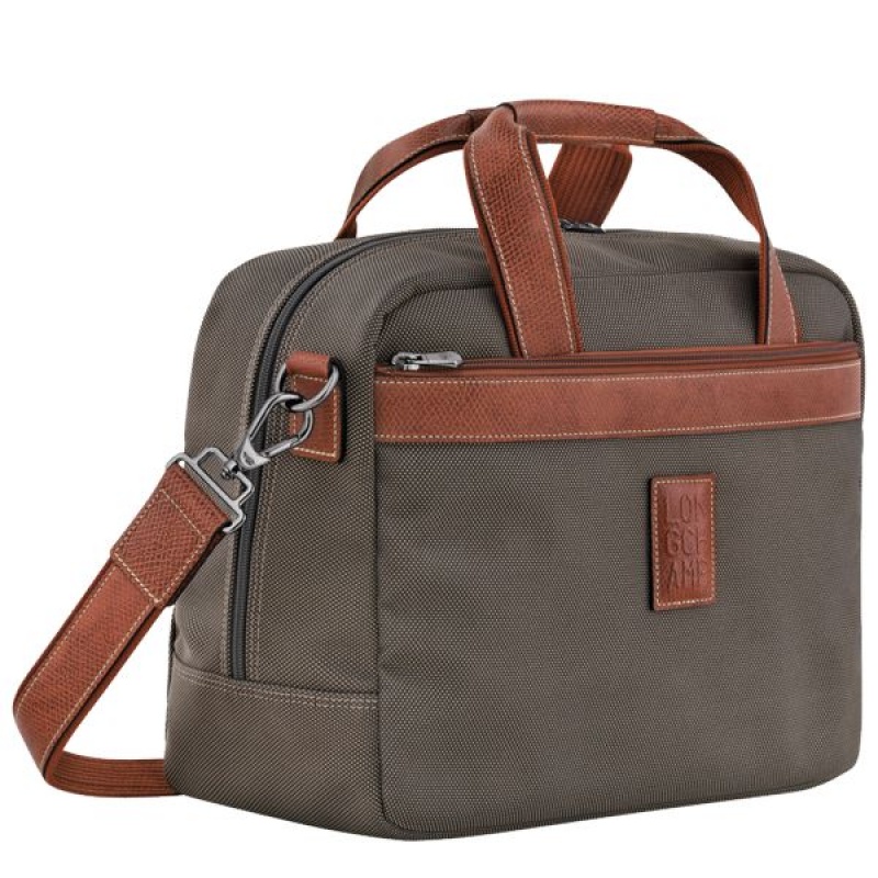 Brown Longchamp Boxford S Men's Travel Bags | 25148-GLXC