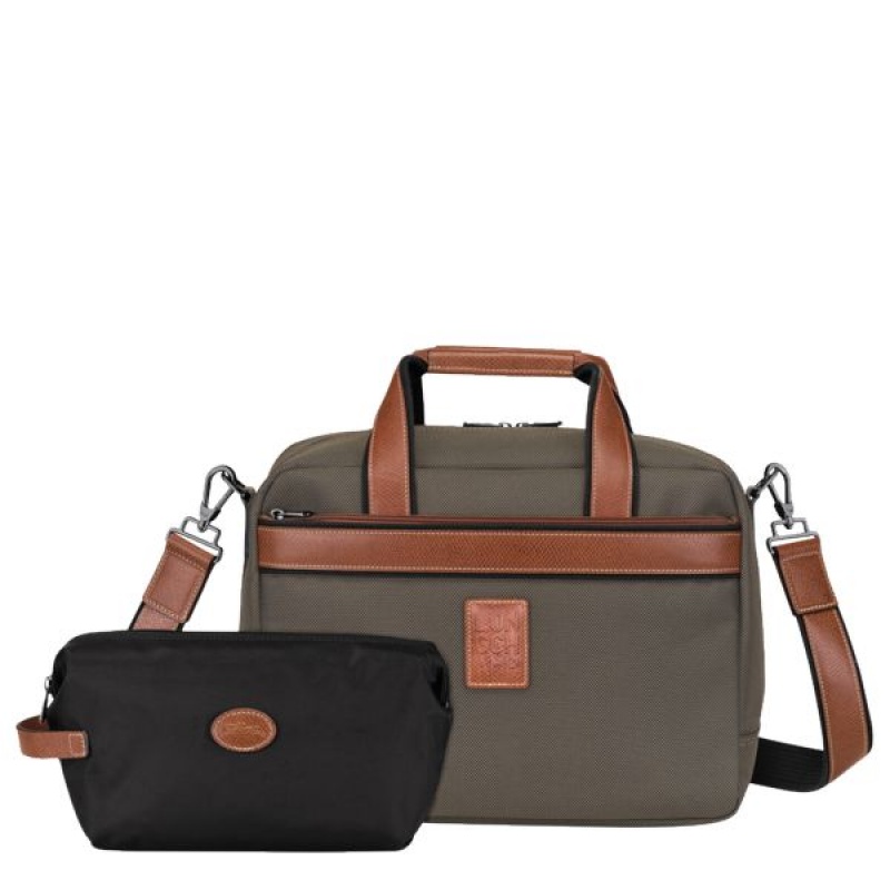 Brown Longchamp Boxford S Men's Travel Bags | 25148-GLXC