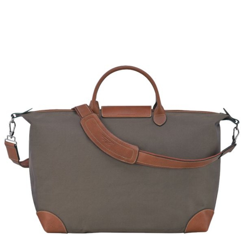 Brown Longchamp Boxford S Men's Travel Bags | 47815-CDWY