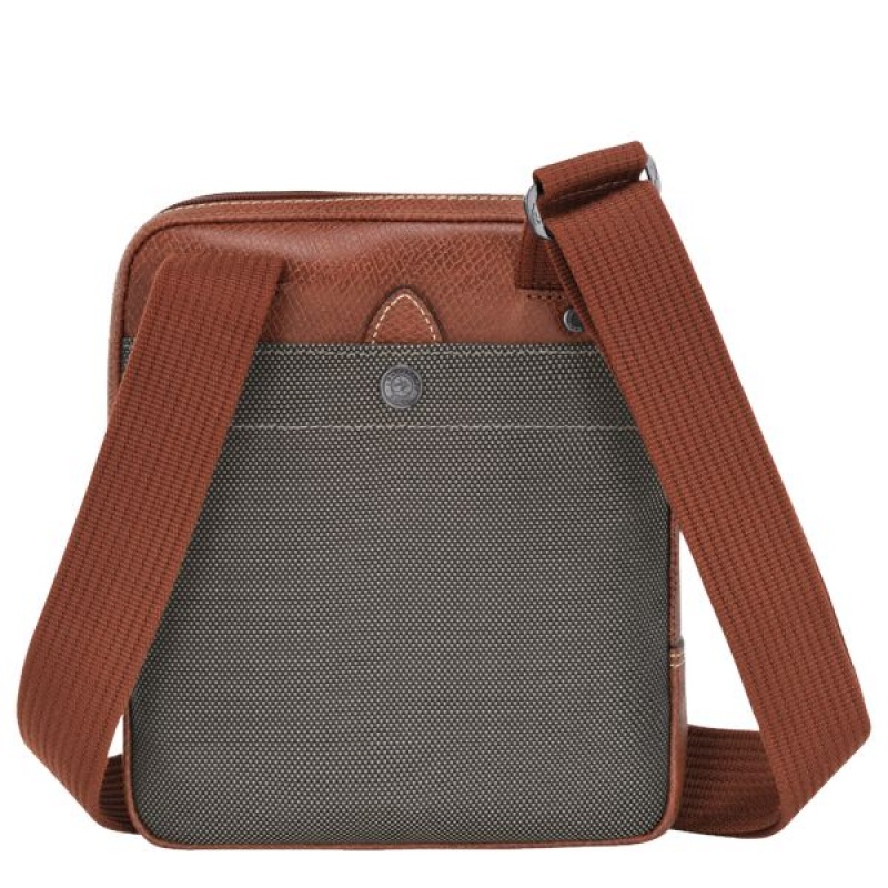 Brown Longchamp Boxford XS Men's Crossbody Bags | 73906-SRYQ