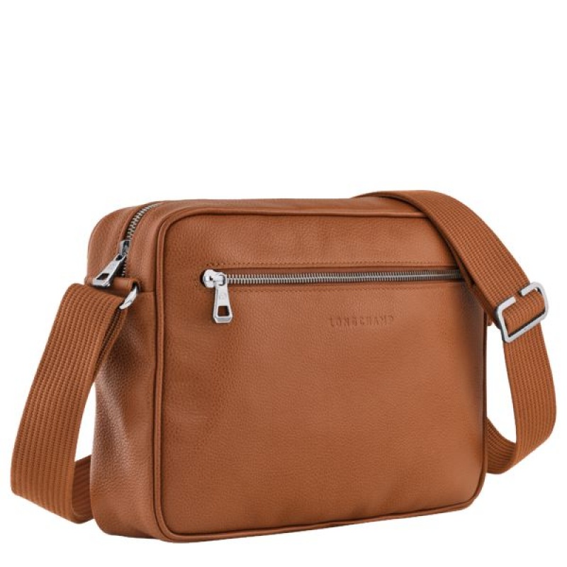 Brown Longchamp Le Foulonne M Men's Mini Bags | 71539-BMOR