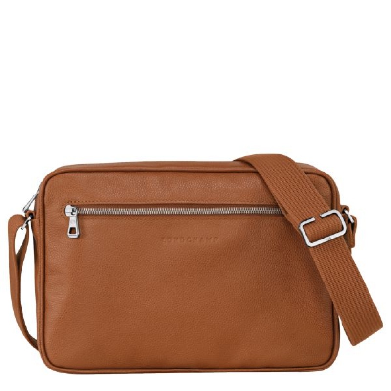 Brown Longchamp Le Foulonne M Men's Mini Bags | 71539-BMOR