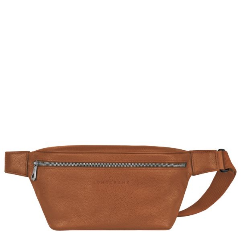 Brown Longchamp Le Foulonne Men's Belt Bags | 34218-MRAL