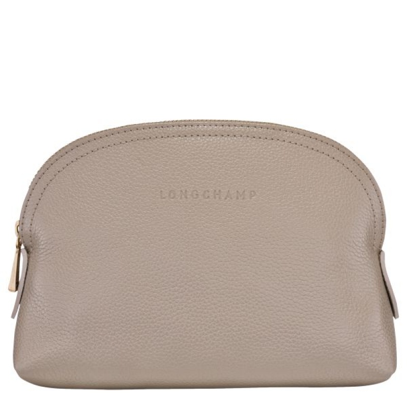 Brown Longchamp Le Foulonne Men's Pouches | 65180-KNQP