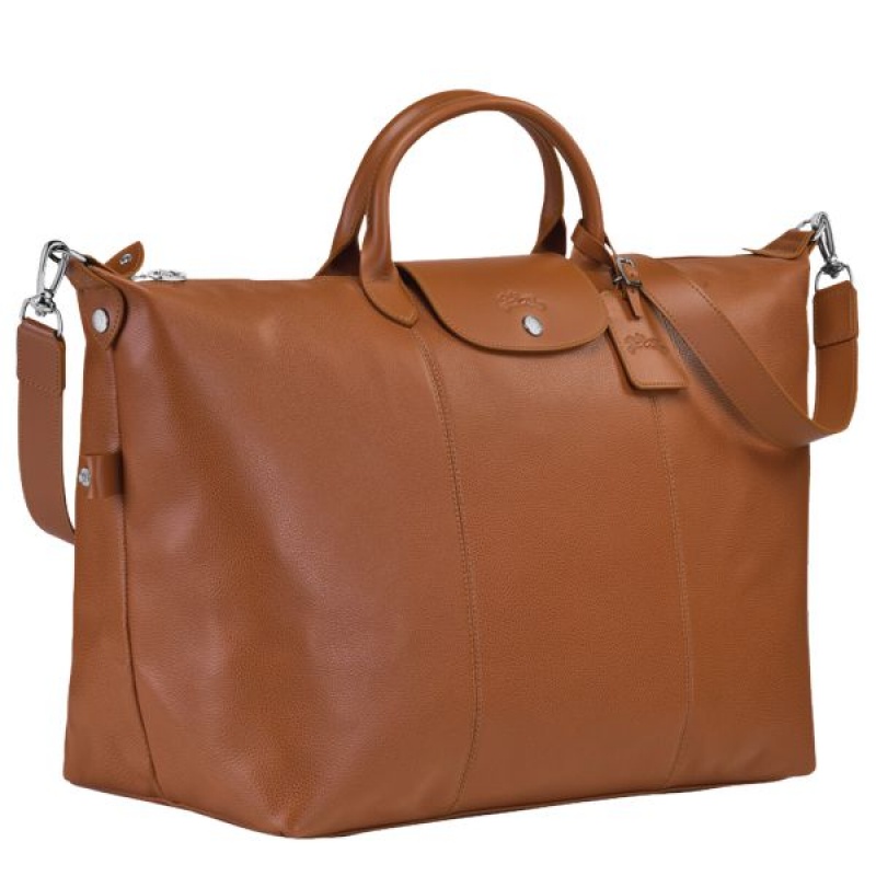 Brown Longchamp Le Foulonne S Women's Travel Bags | 90134-MHSC