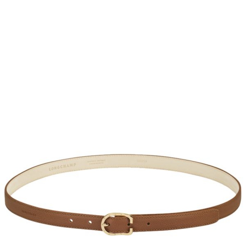 Brown Longchamp Le Foulonne Women\'s Belts | 31629-OKSB