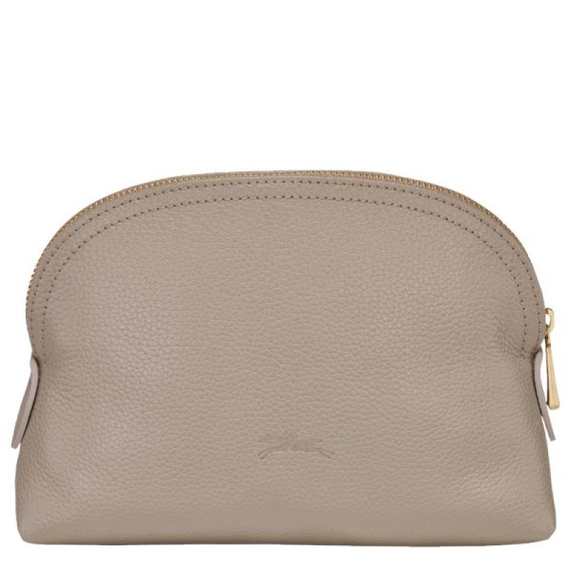 Brown Longchamp Le Foulonne Women's Pouches | 98520-DSCV