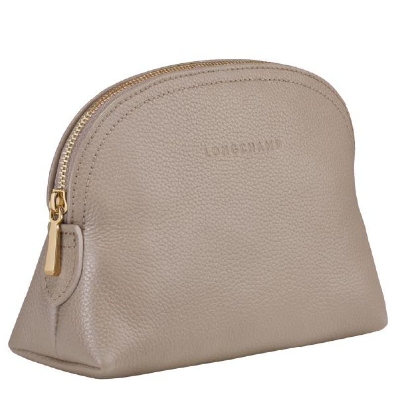 Brown Longchamp Le Foulonne Women's Pouches | 98520-DSCV