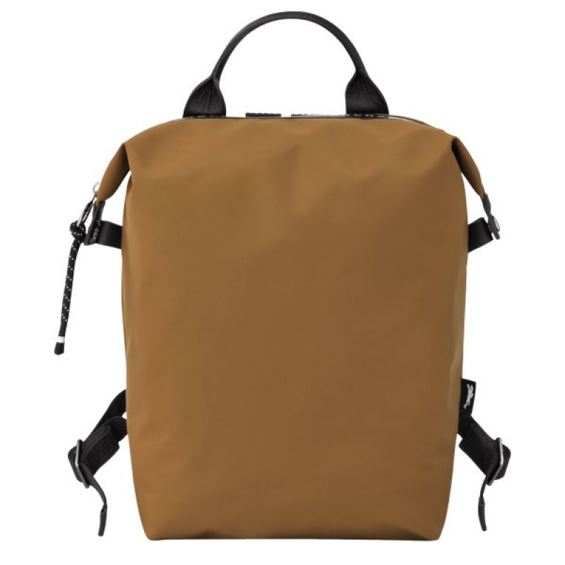 Brown Longchamp Le Pliage Energy L Men's Backpacks | 81976-MOPZ