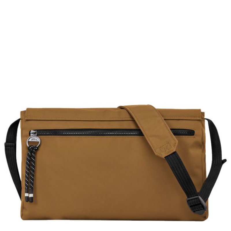 Brown Longchamp Le Pliage Energy L Men's Crossbody Bags | 03619-YOJQ