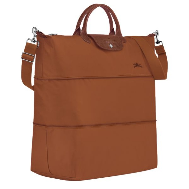 Brown Longchamp Le Pliage Expandable Women's Travel Bags | 50716-JQFT