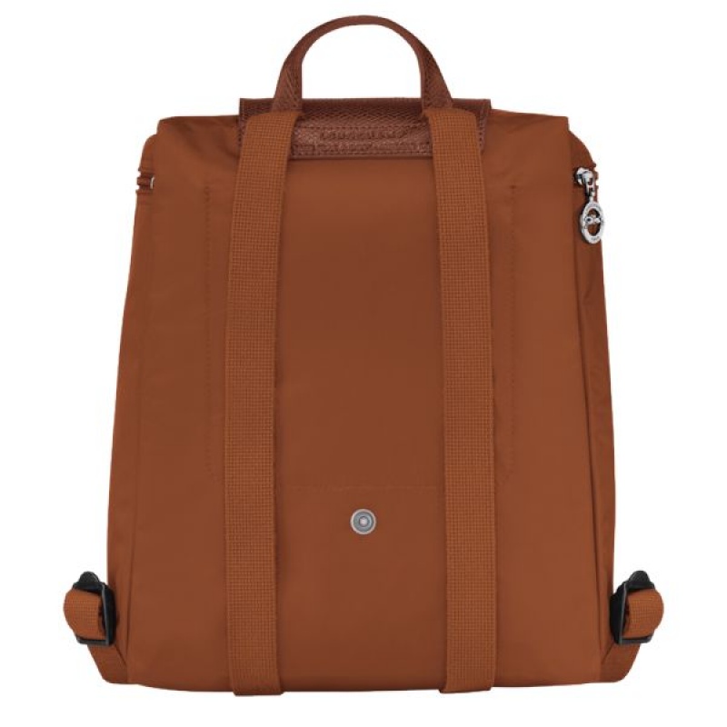 Brown Longchamp Le Pliage M Men's Backpacks | 18394-VOYQ