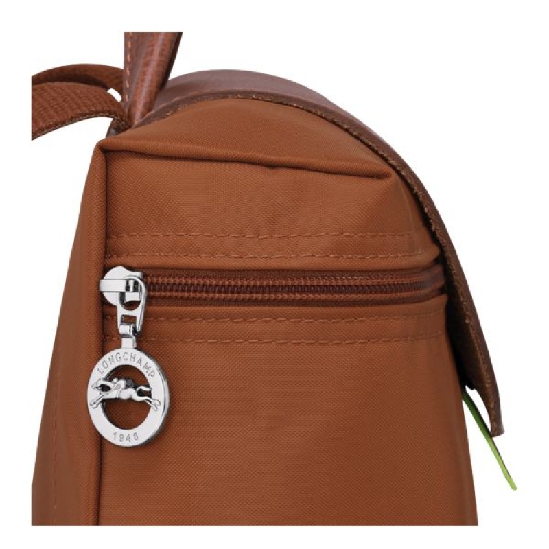 Brown Longchamp Le Pliage M Men's Backpacks | 18394-VOYQ