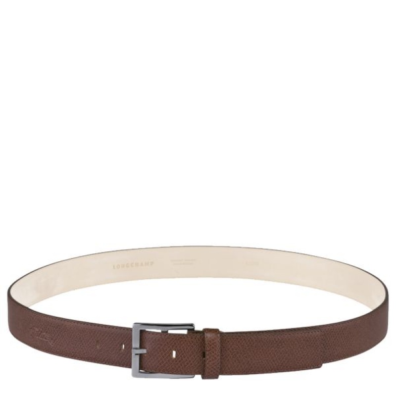 Brown Longchamp Le Pliage Men\'s Belts | 50246-KWUF