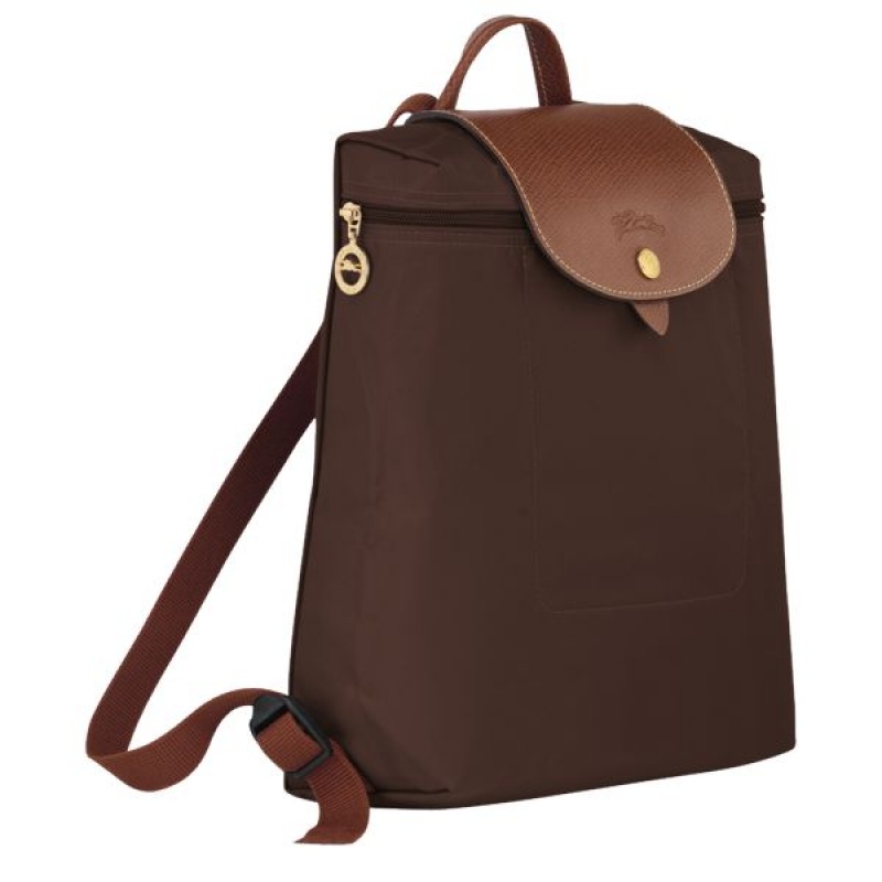 Brown Longchamp Le Pliage Original M Women's Backpacks | 32516-JARZ