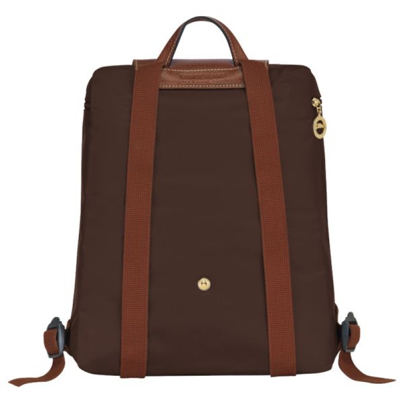 Brown Longchamp Le Pliage Original M Women's Backpacks | 32516-JARZ