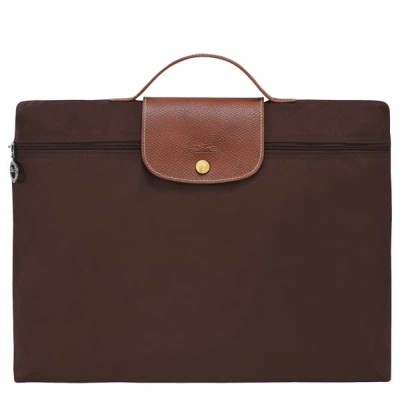 Brown Longchamp Le Pliage Original S Women's Briefcase | 34875-VKHJ