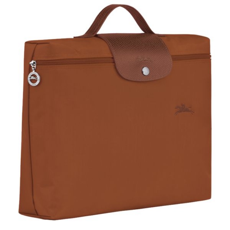 Brown Longchamp Le Pliage S Men's Briefcase | 92035-HXOR