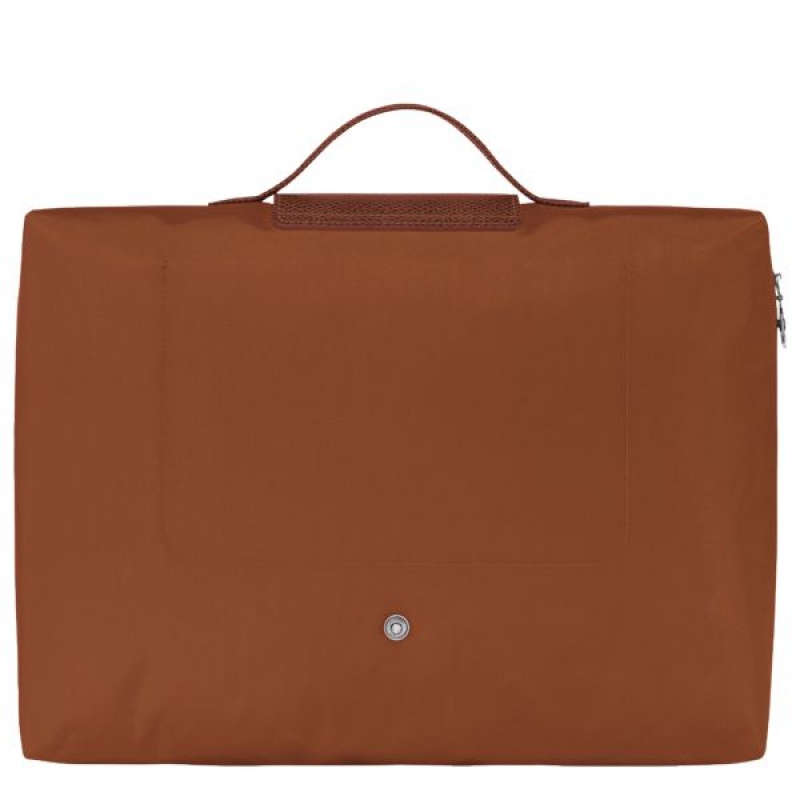 Brown Longchamp Le Pliage S Men's Briefcase | 92035-HXOR