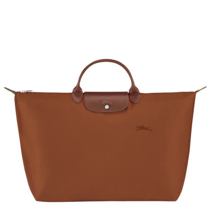 Brown Longchamp Le Pliage S Men\'s Travel Bags | 46918-HXFI