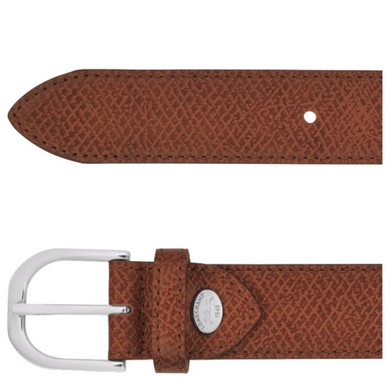 Brown Longchamp Le Pliage Women's Belts | 21376-JSNR