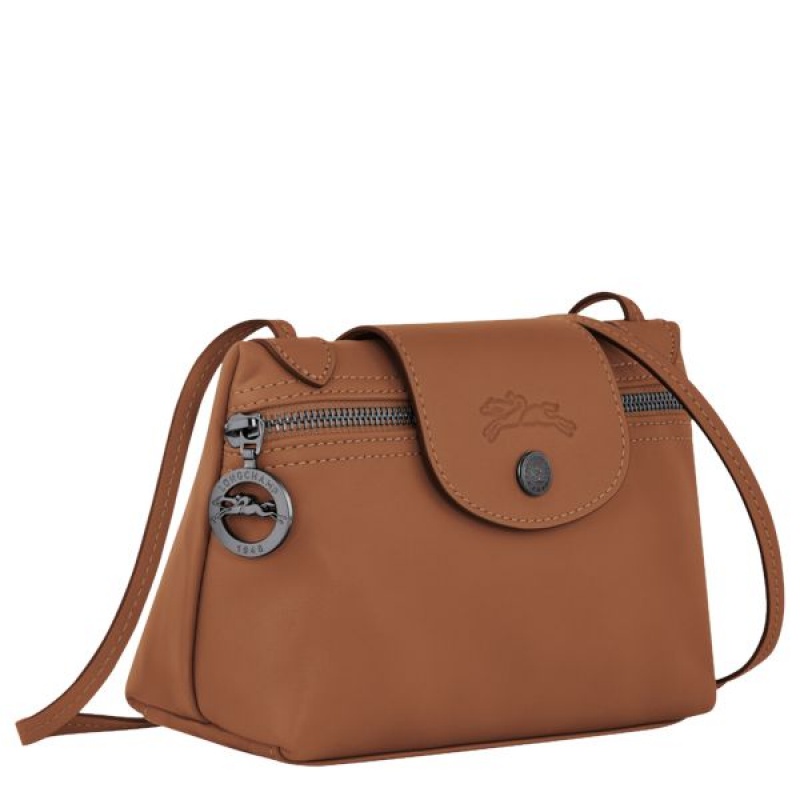 Brown Longchamp Le Pliage Xtra XS Women's Crossbody Bags | 36419-TIWJ