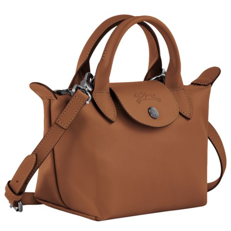 Brown Longchamp Le Pliage Xtra XS Women's Handbag | 43589-PSUR