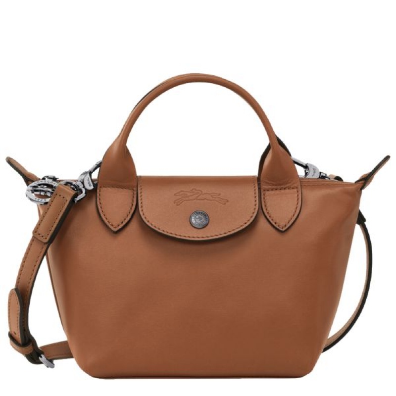 Brown Longchamp Le Pliage Xtra XS Women\'s Handbag | 43589-PSUR