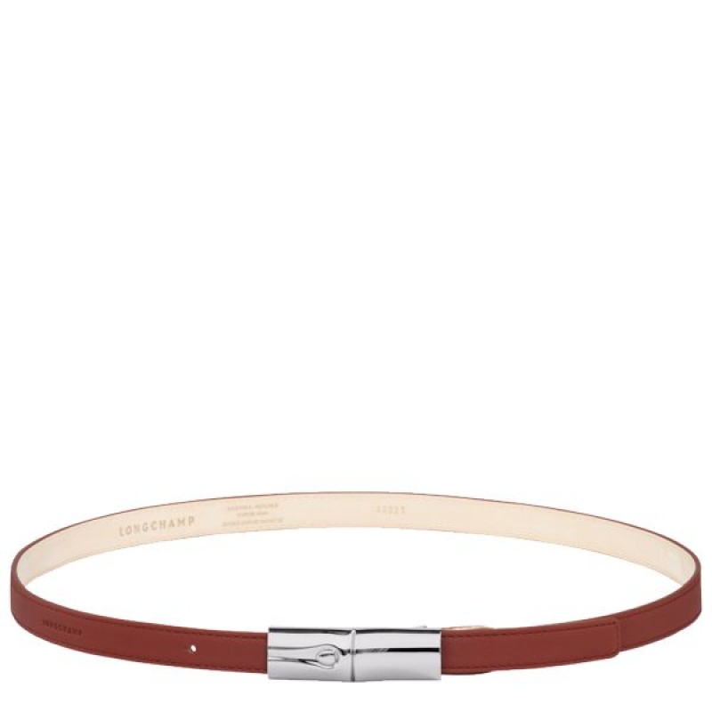 Brown Longchamp Roseau Essential Women\'s Belts | 21478-HOAD