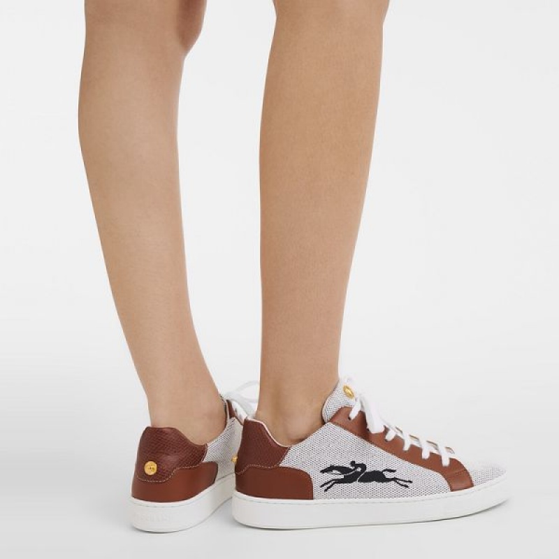 Brown Longchamp Spring/Summer Women's Sneakers | 05293-BNCK