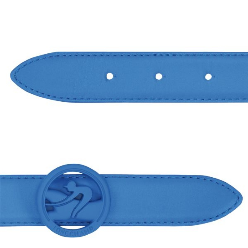 Deep Blue Longchamp Box-trot Women's Belts | 62793-YMFN