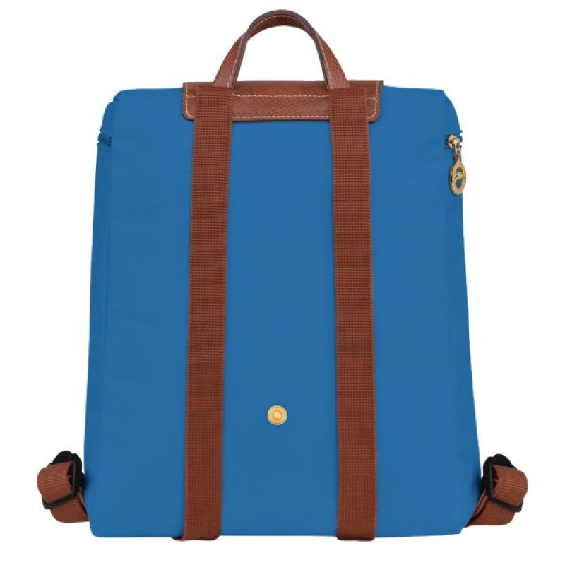 Deep Blue Longchamp Le Pliage Original M Men's Backpacks | 95012-LDJY