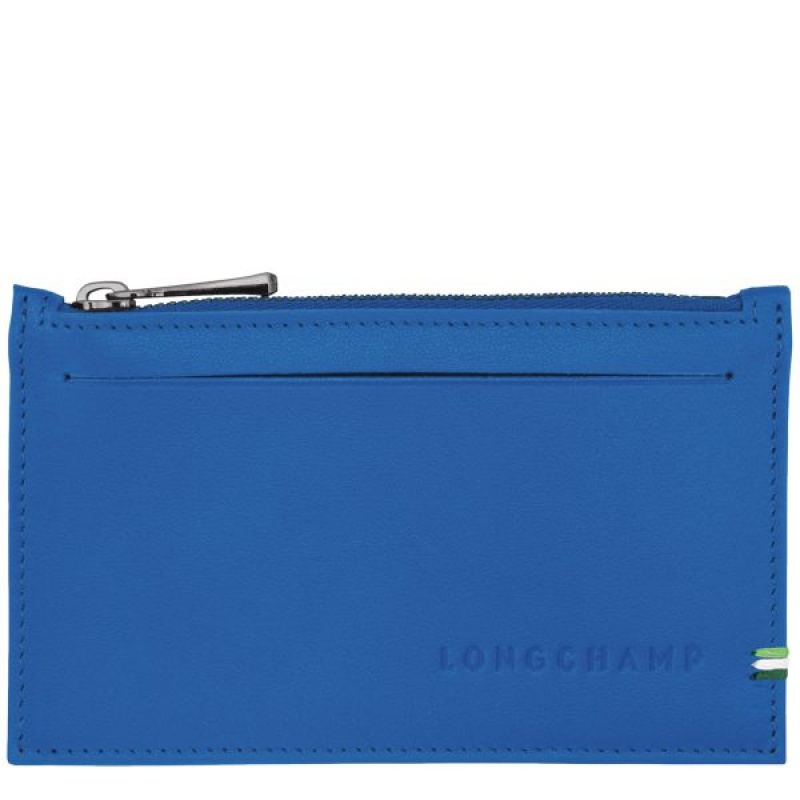 Deep Blue Longchamp Sur Seine Men's Coin Purses | 96372-MZCI